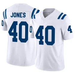 Men's Jaylon Jones Indianapolis Colts No.40 Limited Vapor F.U.S.E. Jersey - White