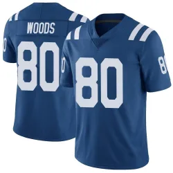 Men's Jelani Woods Indianapolis Colts No.80 Limited Color Rush Vapor Untouchable Jersey - Royal