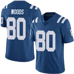 Men's Jelani Woods Indianapolis Colts No.80 Limited Team Color Vapor Untouchable Jersey - Royal