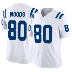 Men's Jelani Woods Indianapolis Colts No.80 Limited Vapor F.U.S.E. Jersey - White
