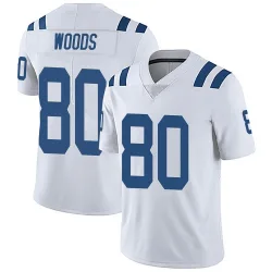 Men's Jelani Woods Indianapolis Colts No.80 Limited Vapor Untouchable Jersey - White