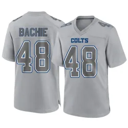 Men's Joe Bachie Indianapolis Colts No.48 Game Atmosphere Fashion Jersey - Gray