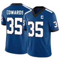 Men's Johnathan Edwards Indianapolis Colts No.35 Limited Indiana Nights Alternate Vapor F.U.S.E. Jersey - Royal