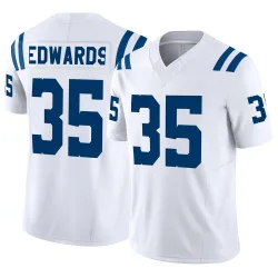 Men's Johnathan Edwards Indianapolis Colts No.35 Limited Vapor F.U.S.E. Jersey - White