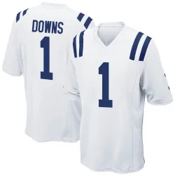 Men's Josh Downs Indianapolis Colts No.1 Game Jersey - White