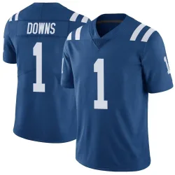 Men's Josh Downs Indianapolis Colts No.1 Limited Color Rush Vapor Untouchable Jersey - Royal