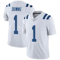 Men's Josh Downs Indianapolis Colts No.1 Limited Vapor Untouchable Jersey - White