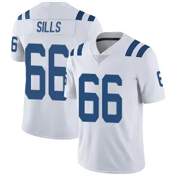 Men's Josh Sills Indianapolis Colts No.66 Limited Vapor Untouchable Jersey - White