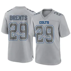 Men's JuJu Brents Indianapolis Colts No.29 Game Atmosphere Fashion Jersey - Gray