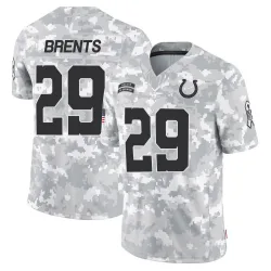 Men's JuJu Brents Indianapolis Colts No.29 Limited 2024 Salute to Service Jersey - Arctic Camo