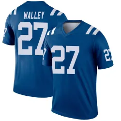 Men's Justin Walley Indianapolis Colts No.27 Legend Jersey - Royal