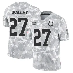 Men's Justin Walley Indianapolis Colts No.27 Limited 2024 Salute to Service Jersey - Arctic Camo