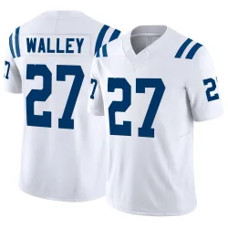 Men's Justin Walley Indianapolis Colts No.27 Limited Vapor F.U.S.E. Jersey - White