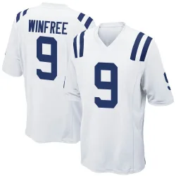 Men's Juwann Winfree Indianapolis Colts No.9 Game Jersey - White
