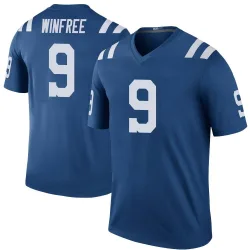 Men's Juwann Winfree Indianapolis Colts No.9 Legend Color Rush Jersey - Royal