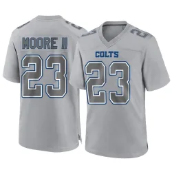 Men's Kenny Moore II Indianapolis Colts No.23 Game Atmosphere Fashion Jersey - Gray