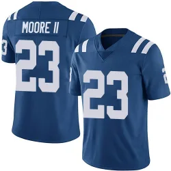 Men's Kenny Moore II Indianapolis Colts No.23 Limited Team Color Vapor Untouchable Jersey - Royal