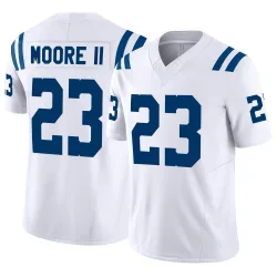 Men's Kenny Moore II Indianapolis Colts No.23 Limited Vapor F.U.S.E. Jersey - White
