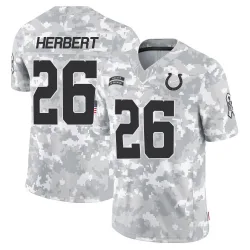 Men's Khalil Herbert Indianapolis Colts No.26 Limited 2024 Salute to Service Jersey - Arctic Camo