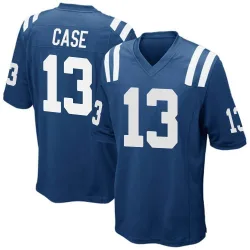 Men's Kody Case Indianapolis Colts No.13 Game Team Color Jersey - Royal Blue