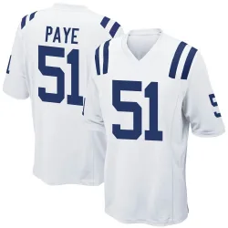 Men's Kwity Paye Indianapolis Colts No.51 Game Jersey - White