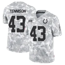 Men's Ladarius Tennison Indianapolis Colts No.43 Limited 2024 Salute to Service Jersey - Arctic Camo