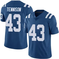 Men's Ladarius Tennison Indianapolis Colts No.43 Limited Team Color Vapor Untouchable Jersey - Royal