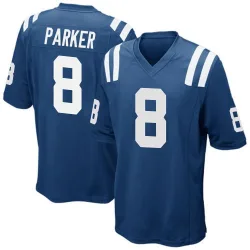 Men's Landon Parker Indianapolis Colts No.8 Game Team Color Jersey - Royal Blue
