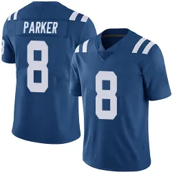 Men's Landon Parker Indianapolis Colts No.8 Limited Team Color Vapor Untouchable Jersey - Royal
