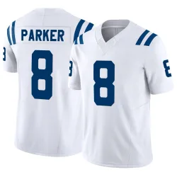 Men's Landon Parker Indianapolis Colts No.8 Limited Vapor F.U.S.E. Jersey - White