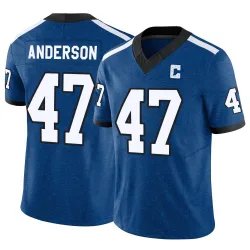 Men's Liam Anderson Indianapolis Colts No.47 Limited Indiana Nights Alternate Vapor F.U.S.E. Jersey - Royal