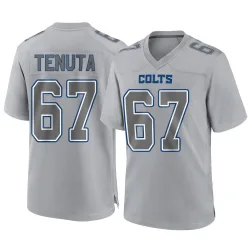 Men's Luke Tenuta Indianapolis Colts No.67 Game Atmosphere Fashion Jersey - Gray