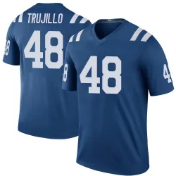 Men's Maddux Trujillo Indianapolis Colts No.48 Legend Color Rush Jersey - Royal
