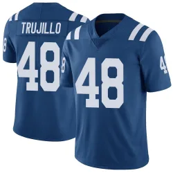 Men's Maddux Trujillo Indianapolis Colts No.48 Limited Color Rush Vapor Untouchable Jersey - Royal