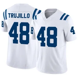 Men's Maddux Trujillo Indianapolis Colts No.48 Limited Vapor F.U.S.E. Jersey - White
