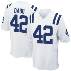 Men's Marcel Dabo Indianapolis Colts No.42 Game Jersey - White