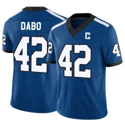 Men's Marcel Dabo Indianapolis Colts No.42 Limited Indiana Nights Alternate Vapor F.U.S.E. Jersey - Royal