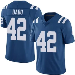 Men's Marcel Dabo Indianapolis Colts No.42 Limited Team Color Vapor Untouchable Jersey - Royal