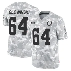 Men's Mark Glowinski Indianapolis Colts No.64 Limited 2024 Salute to Service Jersey - Arctic Camo