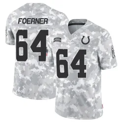 Men's Marshall Foerner Indianapolis Colts No.64 Limited 2024 Salute to Service Jersey - Arctic Camo