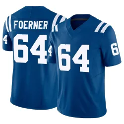 Men's Marshall Foerner Indianapolis Colts No.64 Limited Vapor F.U.S.E. Jersey - Royal