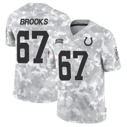 Men's Mason Brooks Indianapolis Colts No.67 Limited 2024 Salute to Service Jersey - Arctic Camo