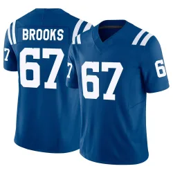 Men's Mason Brooks Indianapolis Colts No.67 Limited Vapor F.U.S.E. Jersey - Royal