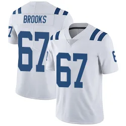 Men's Mason Brooks Indianapolis Colts No.67 Limited Vapor Untouchable Jersey - White