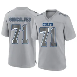Men's Matt Goncalves Indianapolis Colts No.71 Game Atmosphere Fashion Jersey - Gray