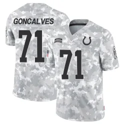 Men's Matt Goncalves Indianapolis Colts No.71 Limited 2024 Salute to Service Jersey - Arctic Camo