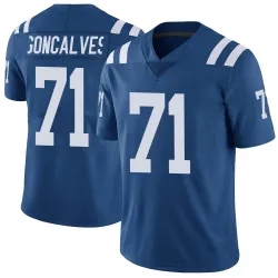 Men's Matt Goncalves Indianapolis Colts No.71 Limited Color Rush Vapor Untouchable Jersey - Royal