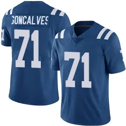 Men's Matt Goncalves Indianapolis Colts No.71 Limited Team Color Vapor Untouchable Jersey - Royal
