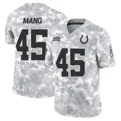 Men's Maximilian Mang Indianapolis Colts No.45 Limited 2024 Salute to Service Jersey - Arctic Camo