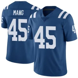 Men's Maximilian Mang Indianapolis Colts No.45 Limited Color Rush Vapor Untouchable Jersey - Royal